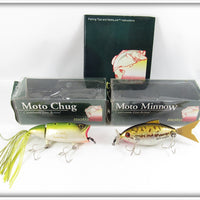 MotoLures Moto Chug & Moto Minnow Pair In Boxes