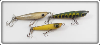 Dalton Special Lot Of Three: Yellow, Silver Flash, & Frog