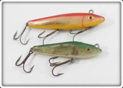 L & S MirroLure Pair: Green & Gold Scale