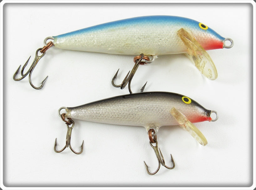 Rapala Blue Countdown & Silver Black Floater Lure Pair
