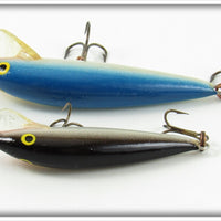 Rapala Blue Countdown & Silver Black Floater Pair