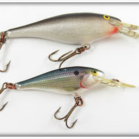 Rapala Natural & Silver Black Deep Runner Lure Pair