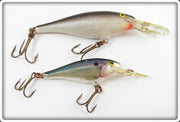 Rapala Natural & Silver Black Deep Runner Lure Pair