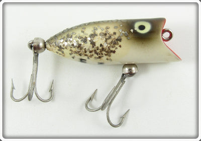 Vintage Heddon Silver Flitter Tiny Lucky 13 Lure