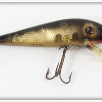 Vintage Heddon Black & Gold Tiger Lure 