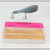 Old Settler Lure Co Blue Old Settler Bass Lure In Box