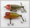 Heddon Silver Shore Tiny Torpedo & Perch Tiny Lucky 13 Pair