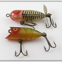 Heddon Silver Shore Tiny Torpedo & Perch Tiny Lucky 13 Pair