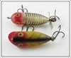 Heddon Silver Shore Tiny Torpedo & Perch Tiny Lucky 13 Pair