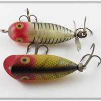 Heddon Silver Shore Tiny Torpedo & Perch Tiny Lucky 13 Pair