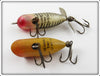 Heddon Silver Shore Tiny Torpedo & Perch Tiny Lucky 13 Pair