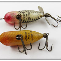 Heddon Silver Shore Tiny Torpedo & Perch Tiny Lucky 13 Pair