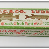 Creek Chub Silver Flash Jointed Midget Pikie Empty Lure Box