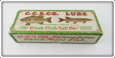 Creek Chub Silver Flash Jointed Midget Pikie Empty Lure Box