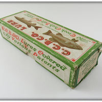 Creek Chub Silver Flash Jointed Midget Pikie Empty Box