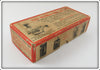 Heddon Green Shore Minnow Jointed River Runt Empty Box