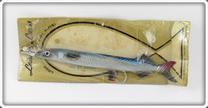 Vintage Leisure Lures Gar Minnow On Card