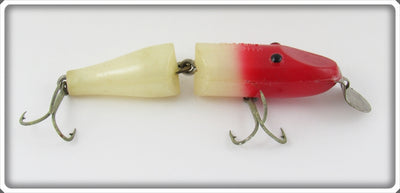 Vintage Creek Chub Red & White Baby Jointed Pikie Lure