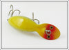 Vintage Heddon Yellow Shore Tadpolly Spook Lure