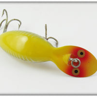 Vintage Heddon Yellow Shore Tadpolly Spook Lure