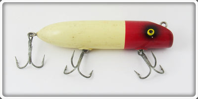 Vintage Unknown Red & White Bass Oreno Type Lure 