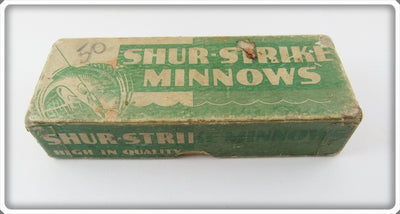 Vintage Shur Strike Shiner Scale HR Runt Type Empty Lure Box