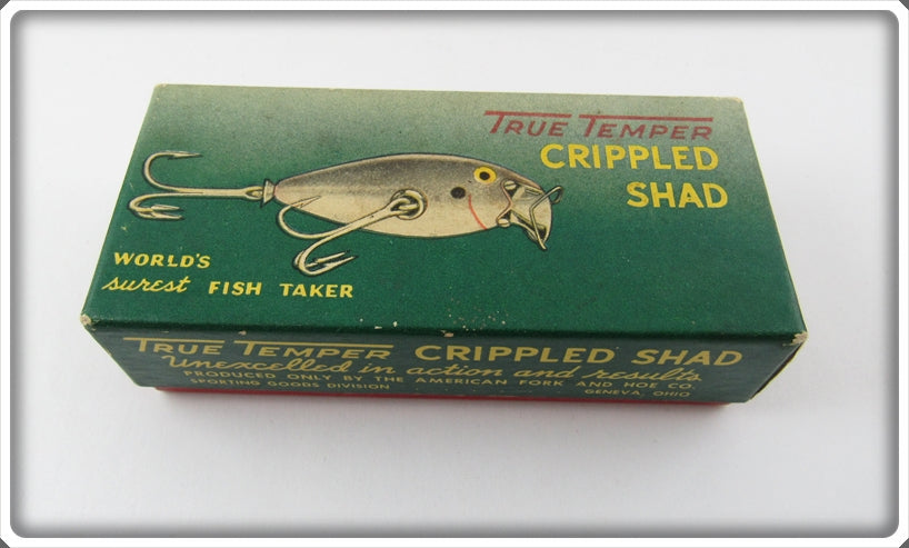 Vintage True Temper Perch Crippled Shad Empty Lure Box