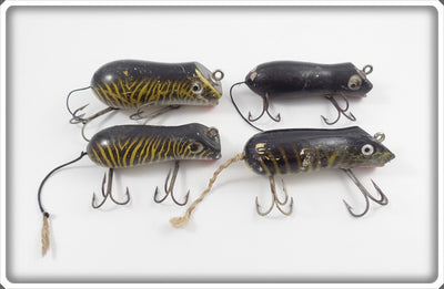 Shakespeare & Creek Chub Swimming Mouse Lot Of Four To Fish With