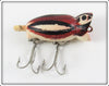 Vintage Arbogast Seein's Believin' Chipmunk Hula Popper Lure