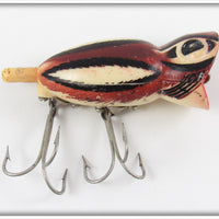 Vintage Arbogast Seein's Believin' Chipmunk Hula Popper Lure