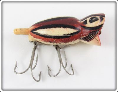 Vintage Arbogast Seein's Believin' Chipmunk Hula Popper Lure
