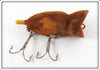 Arbogast Brown Flocked Hula Popper