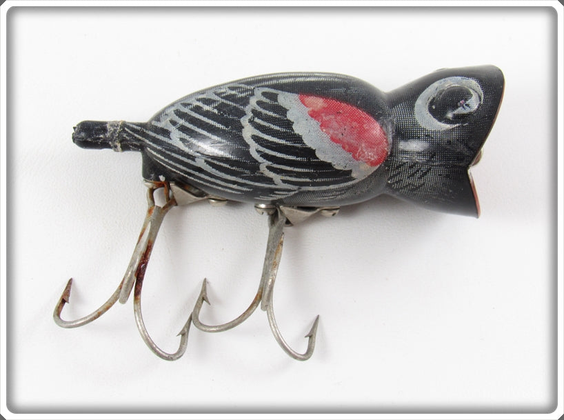Arbogast Seein's Believin' Redwing Blackbird Hula Popper Lure For Sale Arbogast Seein's Believin' Redwing Blackbird Hula Popper Lure For Sale