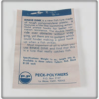 Peck Polymers Yellow Rinkie Dink In Box
