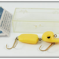 Vintage Peck Polymers Yellow Rinkie Dink Lure In Box 