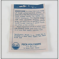 Peck Polymers Yellow Rinkie Dink In Box