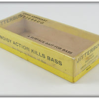 Arbogast Red Head White Jitterbug In Box