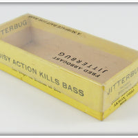 Arbogast Red Head White Jitterbug In Box