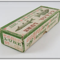 Creek Chub White With Red Head Plunker Empty Box