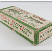 Creek Chub White With Red Head Plunker Empty Box