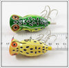 Arbogast Swamp Frog & Leopard Frog Hula Popper Pair