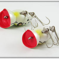 Arbogast Swamp Frog & Leopard Frog Hula Popper Pair