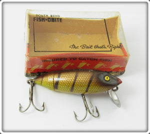 South Bend Pike Scale Fish Obite In Correct Box 1991 P