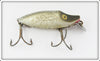 Vintage Heddon Silver Flitter River Runt Lure