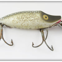 Vintage Heddon Silver Flitter River Runt Lure