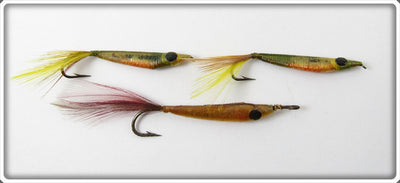 Jim Harvey Darting Minnow Lot Of Three