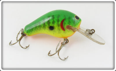 Vintage Bagley Green Crayfish On Chartreuse Kill'r B Lure