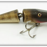 Vintage Creek Chub Pikie Scale Jointed Midget Pikie Lure