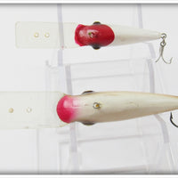 South Bend Red Head & Pike Scale Rock Hopper Pair With Tube