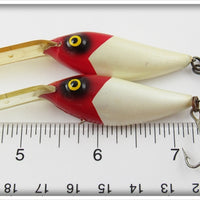 South Bend Red Head Rock Popper Pair